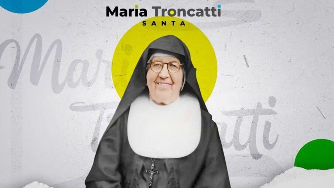 El Papa canonizará a María Troncatti en la Plaza de San Pedro este domingo

