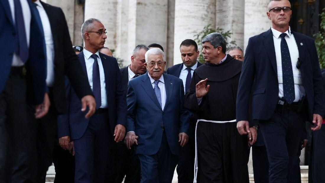 El presidente palestino Abbas se reunirá con el Papa León XIV en el Vaticano

