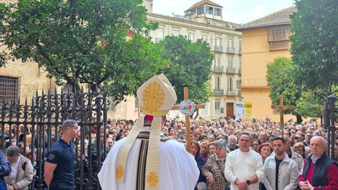 Más de 2.000 fieles concluyen la peregrinación jubilar en Málaga

