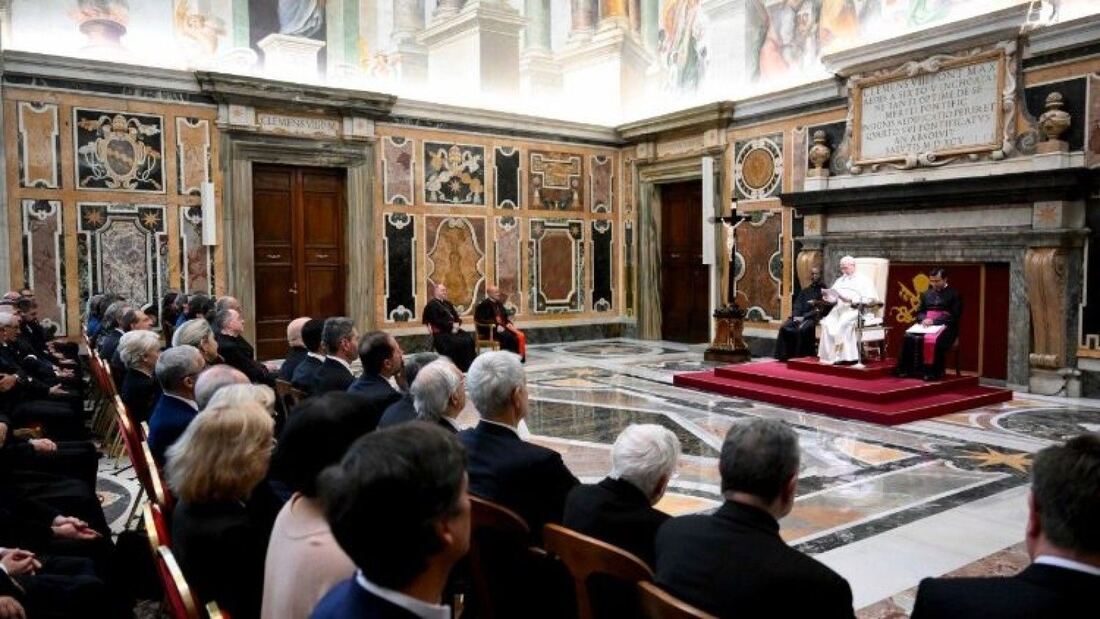 El Papa celebra el centenario del Pontificio Instituto de Arqueología Cristiana


