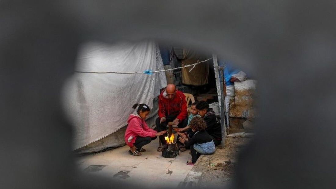 La ONU alerta sobre el riesgo de hipotermia en los niños de Gaza


