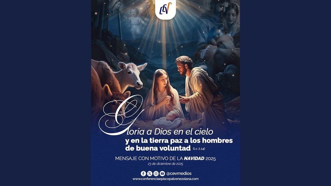 Los obispos de Venezuela emiten un mensaje navideño sobre la paz auténtica