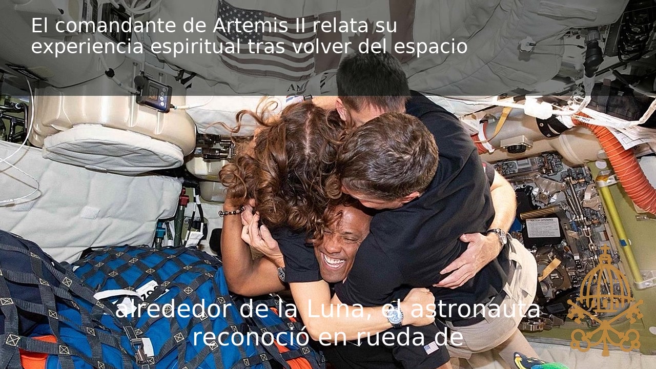 Vídeo | El comandante de Artemis II relata su experiencia espiritual tras volver del espacio