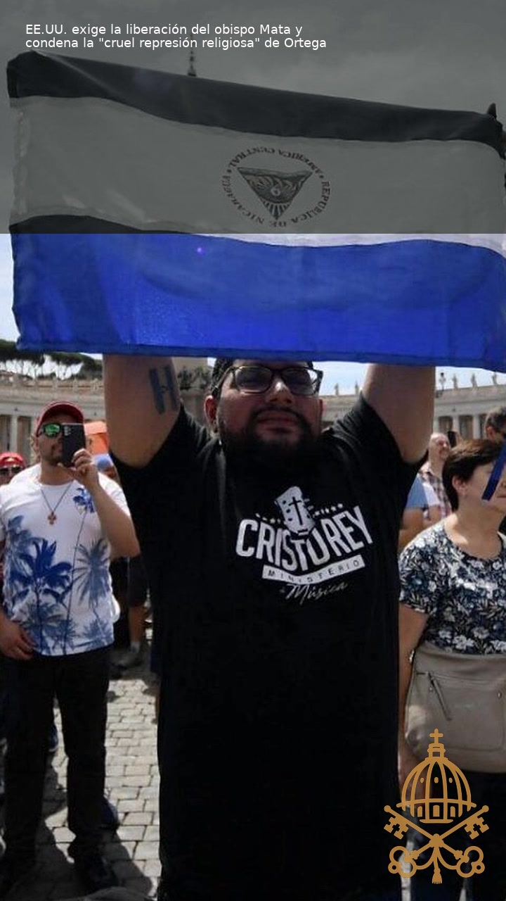 Vídeo | Estados Unidos pide la liberación del obispo Mata y critica la represión
